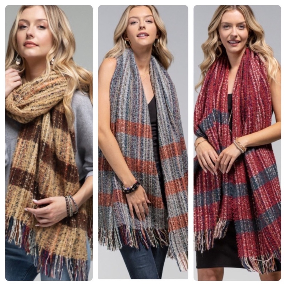 RUGGINE BOULCE KNIT ONLONG XL SCARF